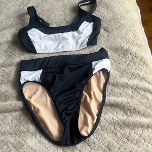 Black and white bikini.  Brand new